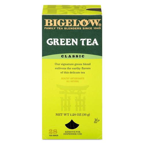 Beverages & Drink Mixes | Bigelow 00388 Single Flavor Tea - Green (168/Carton) image number 0