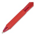 Pens | Pentel BK440-B Medium 1 mm Retractable WOW! Ballpoint Pen - Red Ink, Translucent Red/Red Barrel (1-Dozen) image number 2