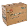Cutlery | AmerCareRoyal STIRSTIX-BK 4.75 in. Beverage Plugs - Black (2000/Carton) image number 2