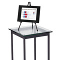 Easels | Quartet 28E 14 in. High Steel Tabletop Instant Easel - Black image number 2