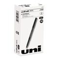 Back to School Sale | uni-ball 60143 ONYX Fine 0.7 mm Roller Ball Pen - Black Ink/Black Barrel (1-Dozen) image number 0