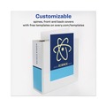 Binders | Avery 17145 3 Slant Rings 4 in. Capacity 11 in. x 8.5 in. TouchGuard Protection Heavy-Duty View Binders - White image number 3