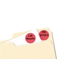 Labels | Avery 05466 Printable Self-Adhesive Removable 0.75 in. Color-Coding Labels - Red (24/Sheet, 42 Sheets/Pack) image number 1