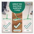 Mops | Swiffer 80810204 Sweep and Mop 12.4 in. x 2.95 in. 2-in-1 Dry/Wet Floor Mopping and Sweeping Kit - Silver Plastic Handle (6/Kit) image number 5
