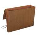 File Folders | Smead 71456 3.5 in. Expansion Legal Size 1 Section Elastic Cord Closure Classic Expanding Wallets with Tear-Resistant Gussets - Redrope image number 2