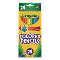 Pencils | Crayola 684024 3.3 millimeter 2B Long-Length Colored Pencil - Assorted Lead and Barrel Colors (1-Set) image number 0