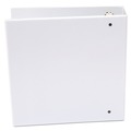 Binders | Universal UNV20992 3 in. Capacity 11 in. x 8-1/2 in. Round 3 Ring Economy View Binder - White image number 7