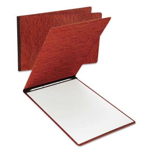 Just Launched | Oxford 13234EE 3 in. Capacity 2-Prong Fastener Pressboard Report Cover with Reinforced Side Hinge - X-Large, Red image number 0