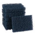Just Launched | Boardwalk 88BWK HD 3.5 in. x 5 in. Extra Heavy-Duty Scour Pad - Dark Blue (20/Carton) image number 0