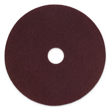 SPONGES AND SCRUBBERS | Scotch-Brite SPPP20 20 in. Diameter Surface Preparation Pad - Maroon (5/Carton)