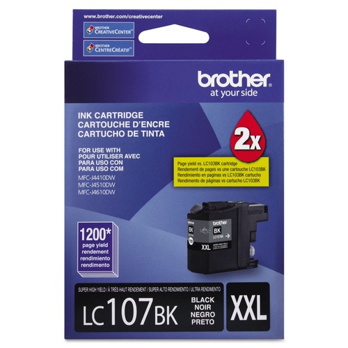 Ink & Toner | Brother LC107BK Innobella 1,200 Page-Yield Super High-Yield Ink - Black image number 0