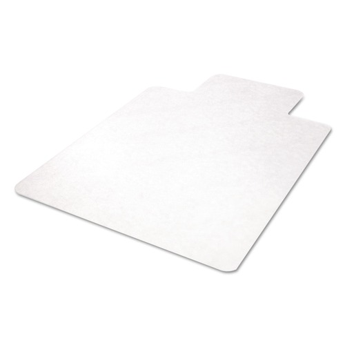 Office Chair Mats | Deflecto CM21112 EconoMat 36 in. x 48 in. Lipped Flat Packed All Day Use Chair Mat for Hard Floors - Clear image number 0