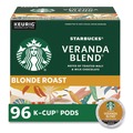 Coffee | Starbucks 12434950 Coffee K-Cups - Veranda Blend (96/Carton) image number 0