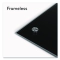 White Boards | U Brands 171U00-01 47 x 35 Glass Dry Erase Board - Black Surface image number 2