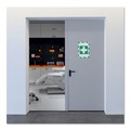 Back to School Sale | Durable 4772131 8.5 in. x 11 in. DURAFRAME Security Magnetic Sign Holder - Green/White Frame (2/Pack) image number 6