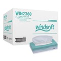 Tissues | Windsoft WIN2360 2-Ply Flat Pop-Up Box Facial Tissue - White (30 Boxes/Carton) image number 3