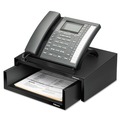 Desktop Organizers | Fellowes Mfg Co. 8038601 Designer Suites 13 in. x 9.13 in. x 4.38 in. Telephone Stand - Black Pearl image number 1