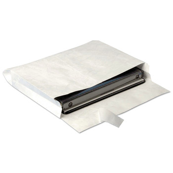 Survivor QUAR4610 10 in. x 13 in. No. 13-1/2 Lightweight 14 lbs. Tyvek Open End Expansion Mailers - White (100/Carton)