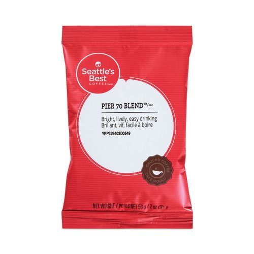 Coffee | Seattle's Best 12420869 2.1 oz. Packet Premeasured Coffee Packs - Pier 70 Blend (72/Carton) image number 0