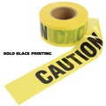 Floor Signs & Safety Signs | Great Neck 10379 3 in. x 1,000 ft. Non-Adhesive Caution Safety Tape - Yellow image number 2