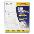 Back to School Sale | C-Line 62027 11 in. x 8.5 in. Standard Weight Polypropylene Sheet Protectors - Clear (100/Box) image number 0