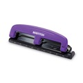 Staple Punches | PaperPro 2105 12-Sheet Capacity EZ Squeeze 3-Hole Punch - Purple/Black image number 0