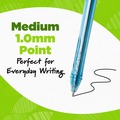 Back to School Sale | BIC RGLE4 BLK Ecolutions Medium 1 mm Gel Pen - Black Ink/Blue Barrel (4/Pack) image number 3