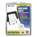 Labels | C-Line 92377 3-3/8 in. x 2-1/3 in. Laser Printer Name Badges - White (200/Box) image number 0