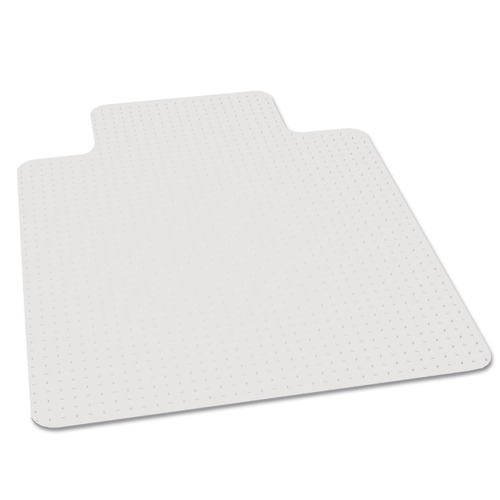 Office Chair Mats | ES Robbins 120023 36 x 48 EverLife Light Use Rectangular Chair Mat with Lip for Flat to Low Pile Carpet - Clear image number 0