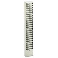 Wall Racks & Hooks | Safco 4322GR 10 in. x 4 in. x 65.5 in. 23 Compartments Steel Magazine Rack - Gray image number 1