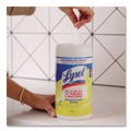 Disinfectants | LYSOL Brand 19200-80296 1-Ply 7 in. x 7.25 in. Lemon and Lime Blossom Disinfecting Wipes - White (2/Pack) image number 9
