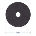 Just Launched | Boardwalk BWK4015BLA 15 in. Diameter Stripping Floor Pads - Black (5/Carton) image number 2