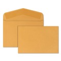 Envelopes & Mailers | Quality Park QUA54301 #15 Hub Flap Gummed Closure 10 in. x 15 in. Open-Side Booklet Envelope - Brown Kraft (100/Box) image number 1
