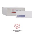 Back to School Sale | Universal UNV35203 #10 Commercial Flap Open-Side Security Tint Gummed Business Envelope - White (500/Box) image number 3