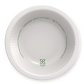  | Dixie SXB12WS Pathways 12 oz. Heavyweight WiseSize Paper Bowls with Soak Proof Shield - Green/Burgundy (4/Carton) image number 1