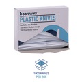  | Boardwalk BWK KNIFEMWPS Mediumweight Polystyrene Cutlery Knife - White (1000/Carton) image number 5