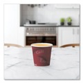 Cups and Lids | SOLO 374SI-0041 4 oz. Bistro Design Single-Sided Poly Paper Hot Cups (50/Pack, 20 Pack/Carton) image number 5