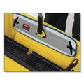 Mop Buckets | Rubbermaid Commercial HYGEN FGQ90088YEL HYGEN Press Wring Bucket for Microfiber Flat Mops (Yellow) image number 5