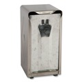 Napkin Dispensers | San Jamar H900X 150 Capacity 3.75 in. x 4 in. x 7.5 in. Tall Fold Tabletop Napkin Dispenser - Chrome image number 1