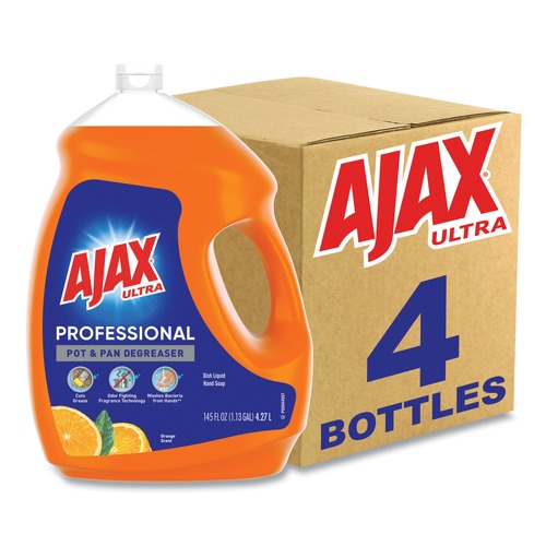 Food Service | Ajax 61034313 145 oz Dish Detergent - Orange Scent (4/Carton) image number 0