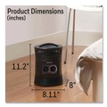 Heaters | Honeywell HHF360V 360 Surround 9 in. x 9 in. x 12 in. 1500 W Fan Forced Heater - Gray image number 4