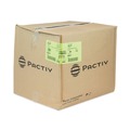 Cups and Lids | Pactiv Corp. SACLF07 EarthChoice 7.38 in. x 7.38 in. x 0.26 in. Square Recycled Bowl Flat Lid - Clear (300/Carton) image number 2