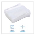  | Boardwalk BWKQUARTBAG 7 in. x 8 in. Quart Reclosable Food Storage Bags - Clear (500/Box) image number 6
