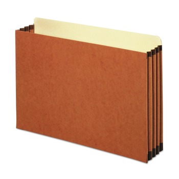 REPORT COVERS AND POCKET FOLDERS | Pendaflex FC1526P 3.5 in. Expansion Legal Size File Cabinet Pockets - Redrope (10/Box)