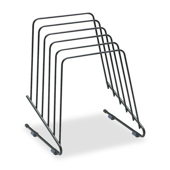 FILING AND FOLDERS | Fellowes Mfg Co. 69712 7.25 in. x 6 in. x 8.25 in. 5 Sections Letter to Legal Size Files Wire Step File II - Black