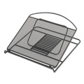 Office Desks & Workstations | Safco 2161BL 12.25 in. x 12.25 in. x 2 in. Onyx Mesh Laptop Stand - Black image number 0