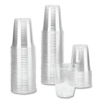 Karat C-KC12-S 12 oz. 92 mm Rim Diameter PET Plastic Cups - Clear (1000/Carton)