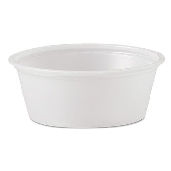 CUPS AND LIDS | Dart P150N 1.5 oz. Polystyrene Portion Cups - Translucent (2500/Carton)