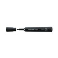 Permanent Markers | Universal UNV07051 Broad Chisel Tip Permanent Marker - Black (1 Dozen) image number 4