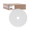 Just Launched | Boardwalk BWK4021WHI 21 in. Diameter Buffing Floor Pads - White (5/Carton) image number 1
